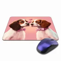Коврик для мыши 22х18см Щенки любовь KMP481