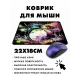 Коврик для мыши 22х18см Барабанная установка KMP487