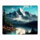 Коврик для мыши 22х18см Гора и озеро KMP510