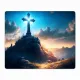 Коврик для мыши 22х18см Поклонный крест на горе KMP533