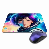 Коврик для мыши 22х18см Аниме девушка космонавт KMP539