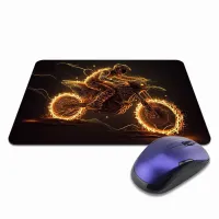 Коврик для мыши 22х18см Мотоциклист KMP552