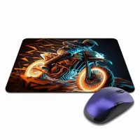 Коврик для мыши 22х18см Мотоциклист KMP553