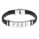 Кожаный рунический браслет Успех во всех делах BSKR1-012