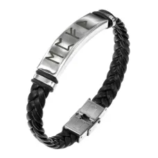 Кожаный рунический браслет Выигрыш в лотерею BSKR1-014