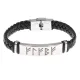 Кожаный рунический браслет Рост денежного потока BSKR1-038