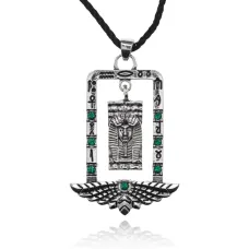 Амулет Фараон на шнурке, 5х3,5см AC165