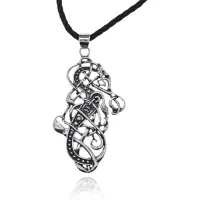 Амулет Дракон Викингов на шнурке, 5х2,5см AC166