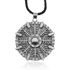 Амулет Крест Непобедимости на шнурке, d.3,75см AC173