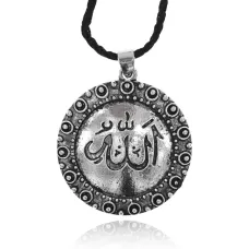 Амулет Аллах на шнурке, d.3,5см AC180