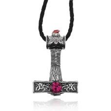 Амулет Молот Тора на шнурке, 3,5х2,5см AC181