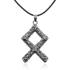 Амулет Одал на шнурке, 5х3см AC190