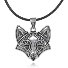 Амулет Кельтская Лиса на шнурке, 2,5х2,5см AC195