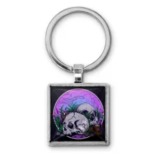 Брелок Два черепа BKG-0006