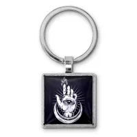 Брелок Лунница и рука с глазом BKG-0007