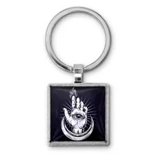 Брелок Лунница и рука с глазом BKG-0007