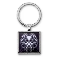 Брелок Осьминог Череп BKG-0009