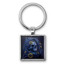 Брелок Венок череп BKG-0014