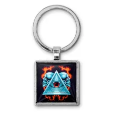 Брелок Черепа и Всевидящее Око BKG-0019