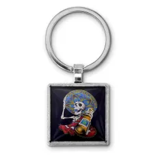 Брелок Скелет в сомбреро BKG-0020