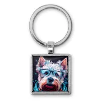 Брелок Пес в очках BKG-0071