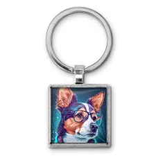 Брелок Собака в очках BKG-0072