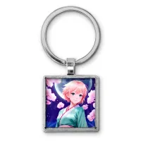 Брелок Аниме девушка в кимоно BKG-0101