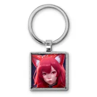 Брелок Аниме девушка неко BKG-0106