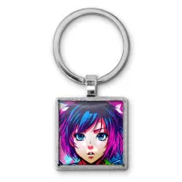 Брелок Аниме девушка граффити BKG-0124