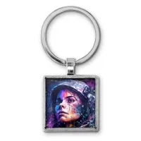 Брелок Девушка космонавт BKG-0155