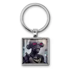 Брелок Киберпанк Робот BKG-0159