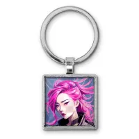 Брелок Киберпанк девушка BKG-0169