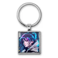 Брелок Киберпанк девушка BKG-0175