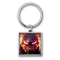 Брелок Киберпанк шлем воина BKG-0184