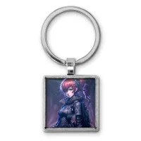 Брелок Киберпанк девушка BKG-0189