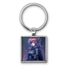 Брелок Киберпанк девушка BKG-0189
