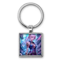 Брелок Киберпанк девушка BKG-0193