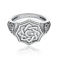 Кольцо Звезда и Полумесяц, размер 9 KL411-09