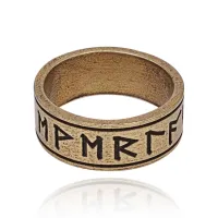 Руническое кольцо, размер 10, цвет бронзовый KL418-10-B
