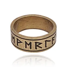 Руническое кольцо, размер 10, цвет бронзовый KL418-10-B