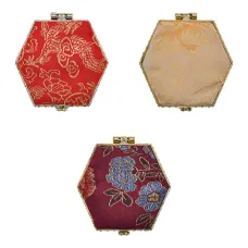 Складное зеркало Шестиугольник в ассортименте, 6,5х7см ZE005-05