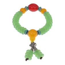 Браслет с Гуру-бусиной и Узлом бесконечности BS640