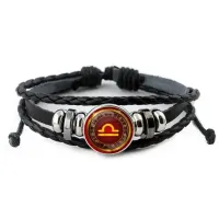 Кожаный браслет Знаки Зодиака - Весы BSK-0306