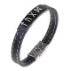 Кожаный рунический браслет Мужская сила BSKR2-002
