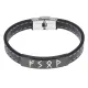 Кожаный рунический браслет Успех во всех делах BSKR2-012