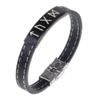 Кожаный рунический браслет Победа в тендере, аукционе, конкурсе