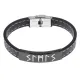 Кожаный рунический браслет От комплекса неполноценности BSKR2-030