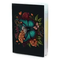 Обложка для паспорта ПВХ Бабочка MOB134