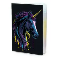 Обложка для паспорта ПВХ Единорог MOB138