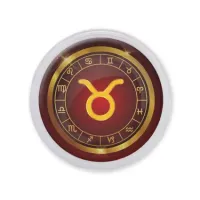 Акриловый магнит Знаки Зодиака - Телец MAF0301